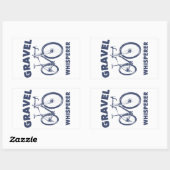 砂利ささやき 長方形シール (シート)