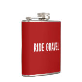 砂利に乗る フラスク (右)