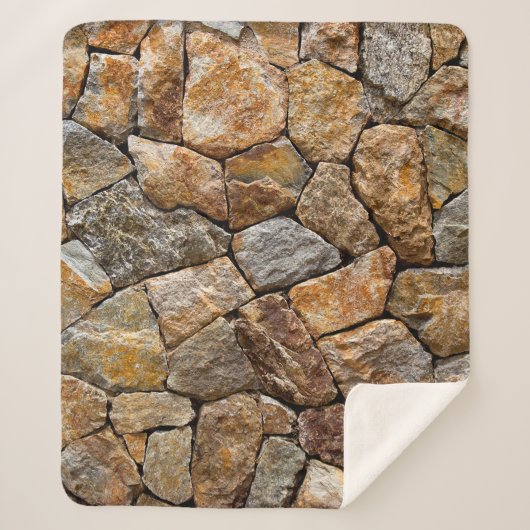 砂利の小石の壁  シェルパブランケット (正面)