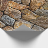 砂利の小石の壁  ラッピングペーパー (角)