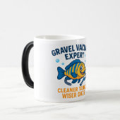 砂利の真空エキスパート – おもしろい Fishkeeper Coffee Mug モーフィングマグカップ (正面左)
