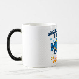 砂利の真空エキスパート – おもしろい Fishkeeper Coffee Mug モーフィングマグカップ