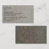 砂利の砂利道のクローズアップ 名刺 (正面/裏面)