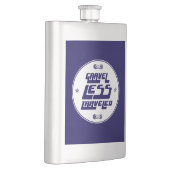 砂利の走行距離が少ない フラスク (右)