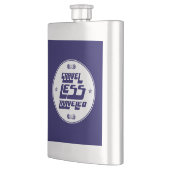 砂利の走行距離が少ない フラスク (左)