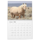 砂利の野馬 カレンダー (1月 2026)