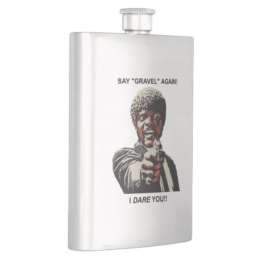 砂利をもう一度言う私はあなたサイクリング フラスク (右)