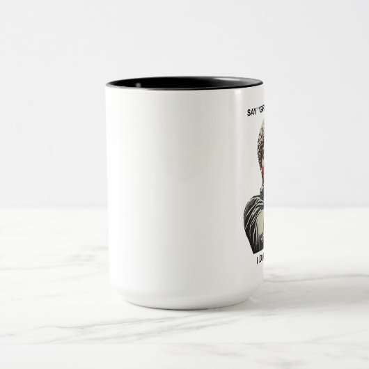 砂利をもう一度言う私はあなたサイクリング マグカップ (中央)