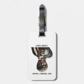 砂利をもう一度言う私はあなたサイクリング ラゲッジタグ (裏面縦)