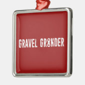 砂利グラインダーチェーンリンク メタルオーナメント (左)