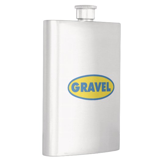 砂利サイクリングイエローロゴ フラスク (右)