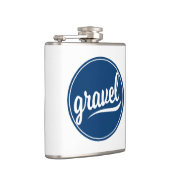 砂利サイクリングブルーロゴ フラスク (右)