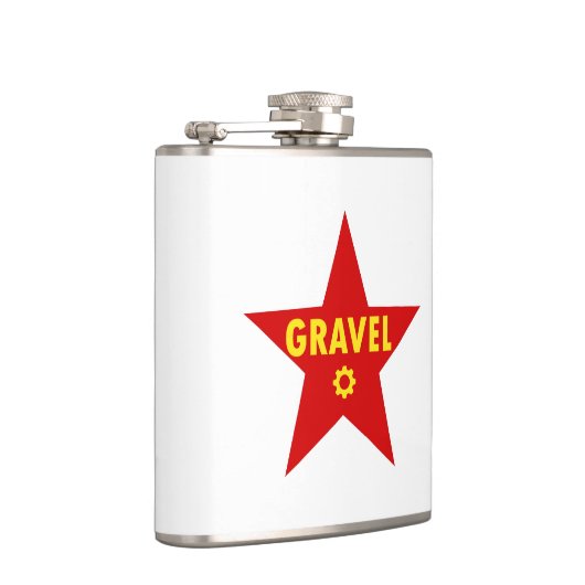 砂利サイクリング星 フラスク (右)