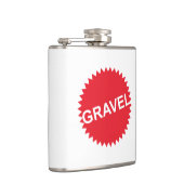 砂利サイクリング赤のロゴ フラスク (右)