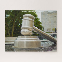 砂利像オハイオ州。クリスマスの挨拶 ジグソーパズル