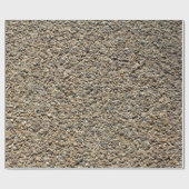 砂利岩自然撮影 ラッピングペーパー (フラット)