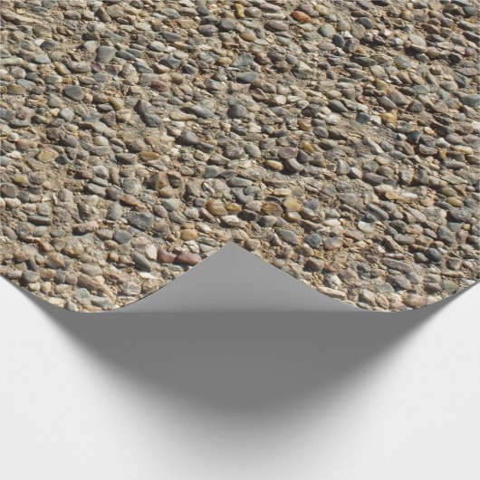 砂利岩自然撮影 ラッピングペーパー (角)
