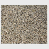 砂利岩自然撮影 ラッピングペーパー (フラット)