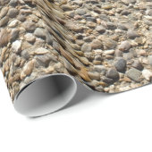 砂利岩自然撮影 ラッピングペーパー (ロールコーナー)