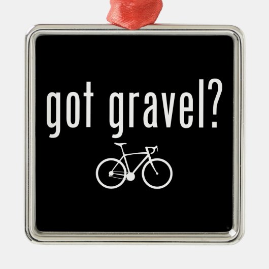 砂利得サイクリング メタルオーナメント (正面)