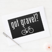 砂利得サイクリング 長方形シール (封筒)