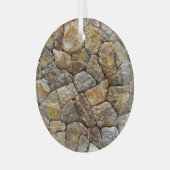 砂利石壁:装飾デザイン ガラスオーナメント (正面左)