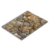 砂利石壁：装飾デザイン ノートブック (左側)