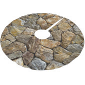 砂利石壁:装飾デザイン ブラッシュドポリエステルツリースカート (アングル)