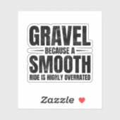 砂利笑わされる乗り:オフロードサイクリング自転車 シール (シート)