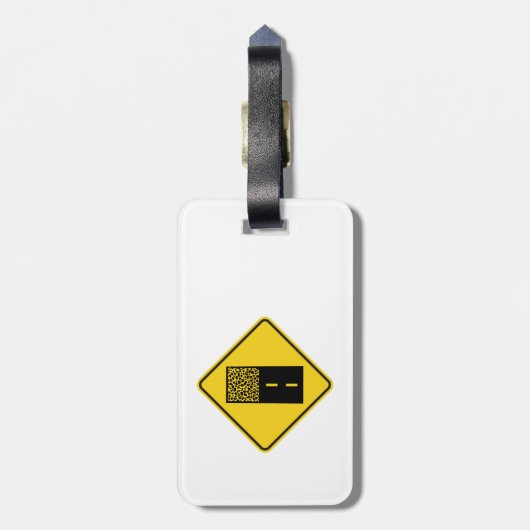 砂利道標識 ラゲッジタグ (裏面縦)