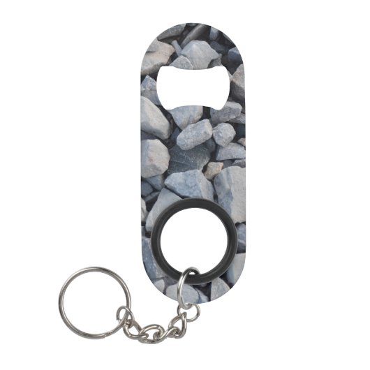 砂利 キーホルダー栓抜き (正面)