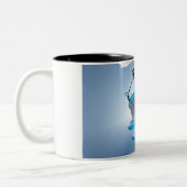 砂地に住む人 ツートーンマグカップ (左)