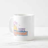 砂地のつま先と日焼けした鼻 コーヒーマグカップ (正面左)