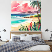 砂地のつま先 キャンバスプリント (インサイチュ (寝室))