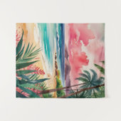 砂地のつま先 タペストリー (正面(横))