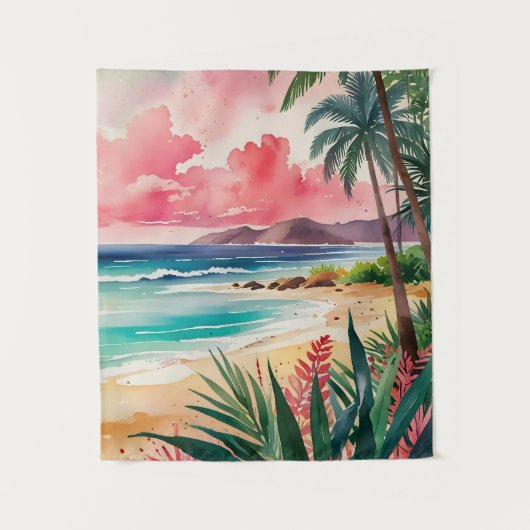 砂地のつま先 タペストリー (正面)