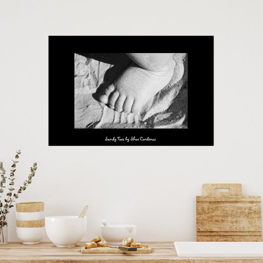 砂地のつま先 ポスター (キッチン)