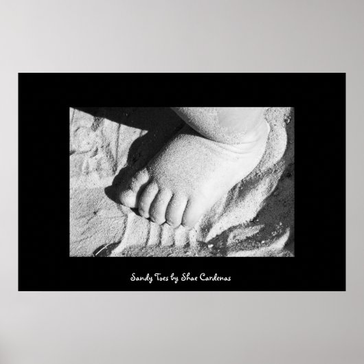 砂地のつま先 ポスター (正面)