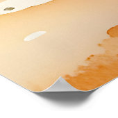 砂地のつま先 ポスター (角)