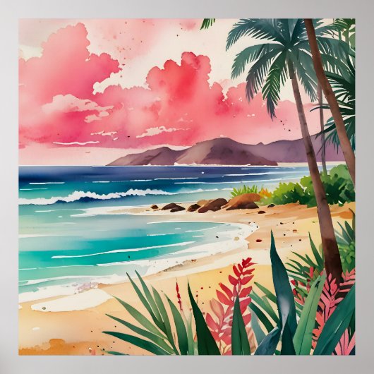 砂地のつま先 ポスター (正面)