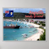 砂地 – Anguilla - ポスター (正面)