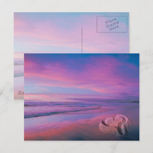 砂城の愛 ポストカード (正面/裏面)