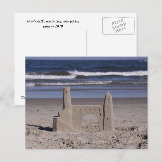 砂城,海市 ポストカード (正面/裏面)