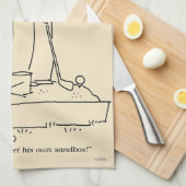 砂場 キッチンタオル (四つ折り)