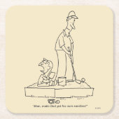 砂場 スクエアペーパーコースター (正面)