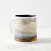 砂場、Hampsteadのヒース1849年 ツートーンマグカップ (正面左)