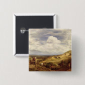 砂場、Hampsteadのヒース1849年 缶バッジ (正面&裏面)