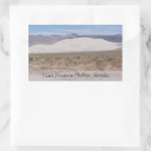 砂山Fallon、ネバダ 長方形シール (バッグ)