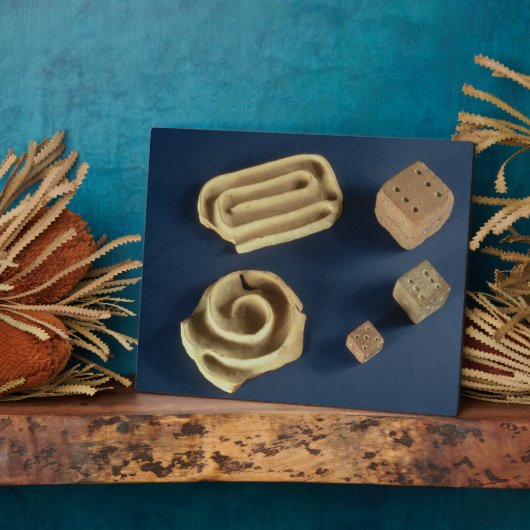 砂岩のサイコロとテラコッタ迷路ゲーム,ハラッパ, フォトプラーク (側面)