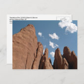 砂岩のヒンメリ ユタ州の砂漠の写真 ポストカード (正面/裏面)